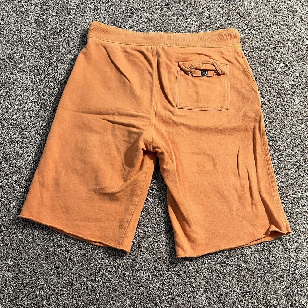 Billabong Shorts Mens‎ Small Orange Fleece Surf Graphic Drawstring Lounge Y2K - Picture 2 of 9